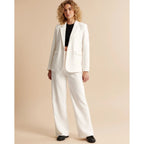 Quinn | Damen Hose Mit Hoher Taille Und Plissiertem Bein