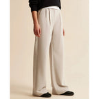 Quinn | Damen Hose Mit Hoher Taille Und Plissiertem Bein
